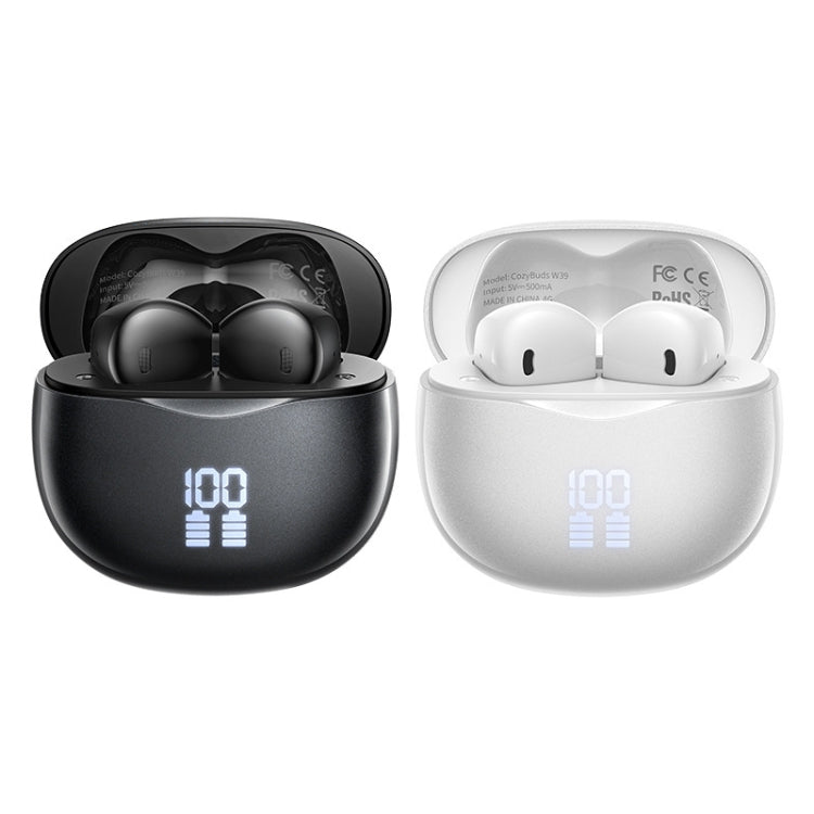 REMAX W39 Auriculares inalámbricos con Bluetooth y pantalla digital estéreo
