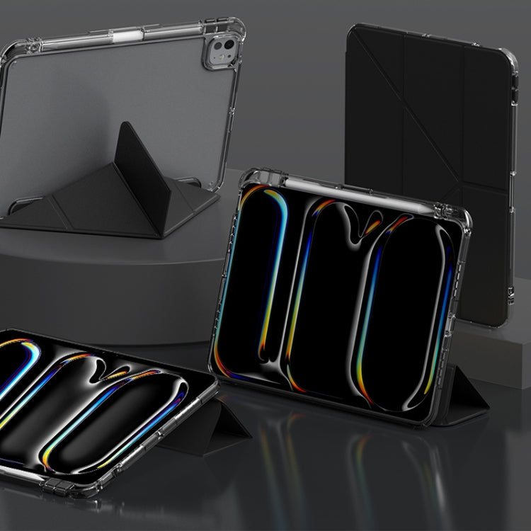 Funda de cuero para tableta con deformación en forma de Y mutua, For iPad Pro 13 2025 / 2024, For iPad Pro 11 2025 / 2024, For iPad 2025 / 2022, For iPad Air 11 2026 / 2025 / 2024, For iPad Air 13 2026 / 2024 / 2025