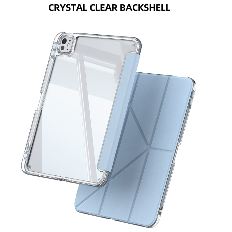 Funda de cuero para tableta con deformación en forma de Y mutua, For iPad Pro 13 2025 / 2024, For iPad Pro 11 2025 / 2024, For iPad 2025 / 2022, For iPad Air 11 2026 / 2025 / 2024, For iPad Air 13 2026 / 2024 / 2025