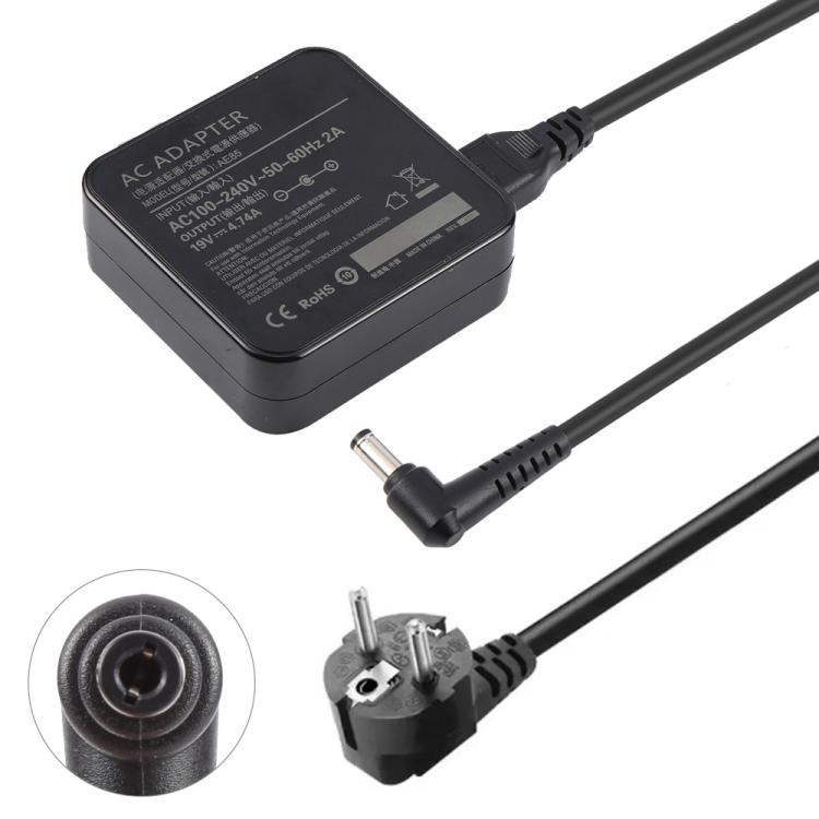 Adaptador de corriente para portátil Asus 5.5 x 2.5 de 19 V, 4,74 A y 90 W, EU Plug, US Plug, UK Plug, AU Plug