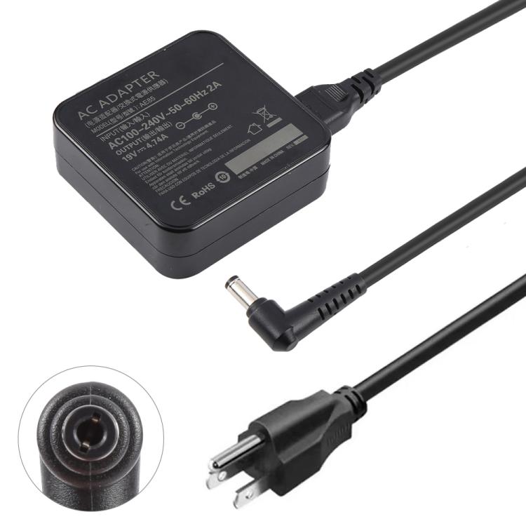 Adaptador de corriente para portátil Asus 5.5 x 2.5 de 19 V, 4,74 A y 90 W, EU Plug, US Plug, UK Plug, AU Plug