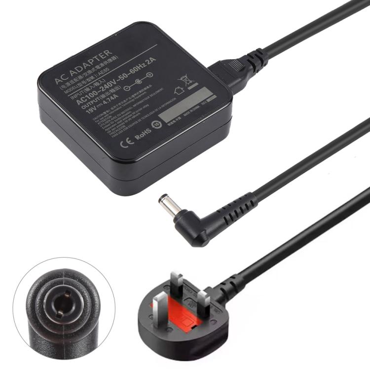 Adaptador de corriente para portátil Asus 5.5 x 2.5 de 19 V, 4,74 A y 90 W, EU Plug, US Plug, UK Plug, AU Plug