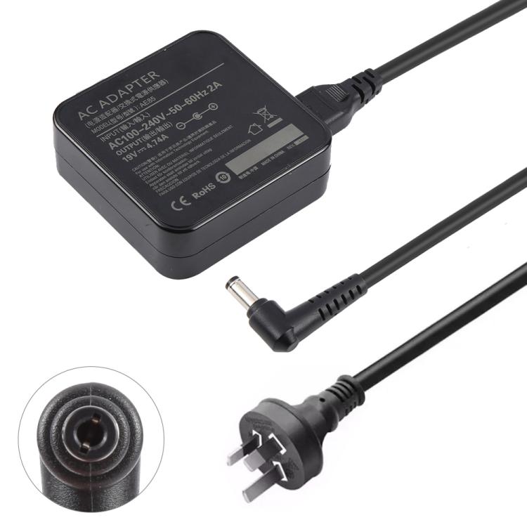Adaptador de corriente para portátil Asus 5.5 x 2.5 de 19 V, 4,74 A y 90 W, EU Plug, US Plug, UK Plug, AU Plug
