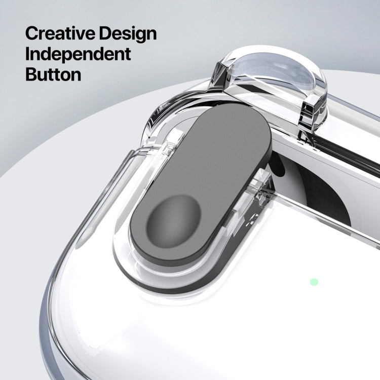 Estuche transparente dividido para auriculares con gancho de la serie PECL de DUX DUCIS, For AirPods 4