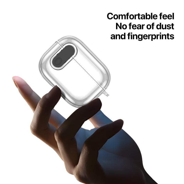 Estuche transparente dividido para auriculares con gancho de la serie PECL de DUX DUCIS, For AirPods 4