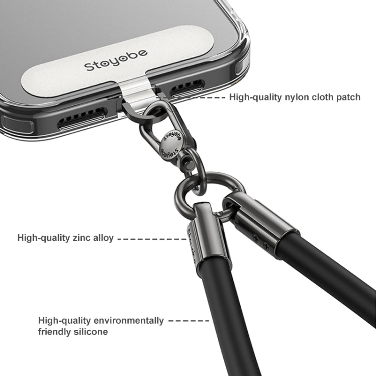 Correa de silicona universal para teléfono DUX DUICS Stoyobe PL-II, antipérdida, PL-II