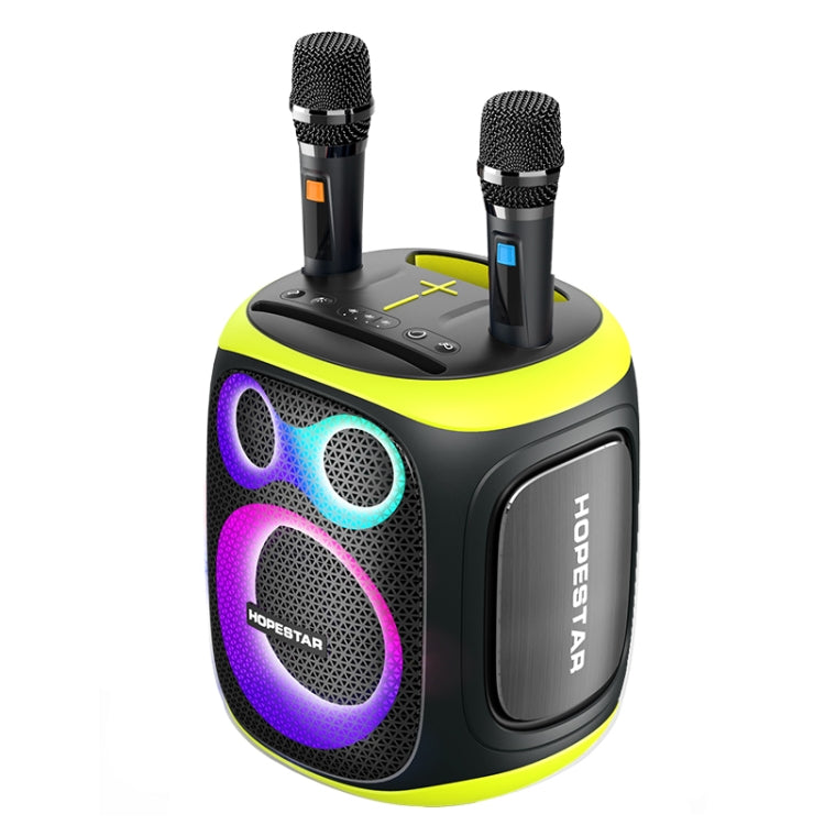 Altavoz Bluetooth de larga duración y doble micrófono para exteriores HOPESTAR PARTY130