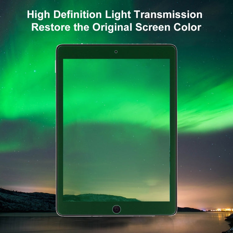 9H 2.5D Protección ocular Luz verde Película de vidrio templado a prueba de explosiones, For iPad 9.7 2018, For iPad 10.2, For iPad Mini 3 & 2, For iPad Mini 2019 & 4, For iPad Pro 10.5 inch, For iPad Pro 11 (2020), For iPad Pro 12.9 (2020)