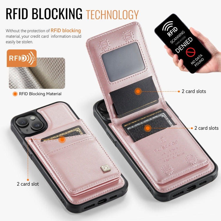 Funda para teléfono con tarjetero magnético RFID MagSafe AutSpace A12, For iPhone 13, For iPhone 12 / 12 Pro, For iPhone 12 Pro Max