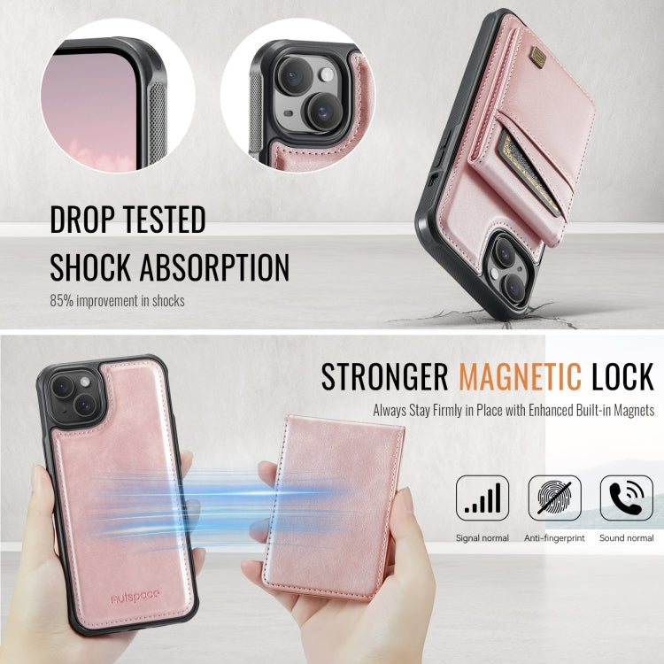 Funda para teléfono con tarjetero magnético RFID MagSafe AutSpace A12, For iPhone 13, For iPhone 12 / 12 Pro, For iPhone 12 Pro Max