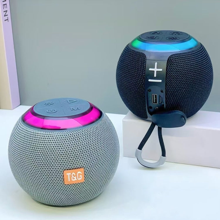 Minialtavoz portátil inalámbrico Bluetooth para exteriores T&G TG683 con luz LED ambiental, TG683