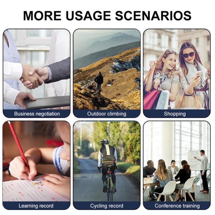 Grabadora de video magnética con visión nocturna Z7 1080P HD y clip trasero, Z7