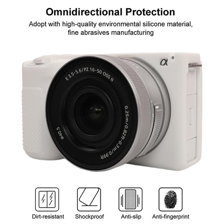 Funda protectora de silicona suave y brillante, For Sony ZV-E10 II / ZV-E10M2