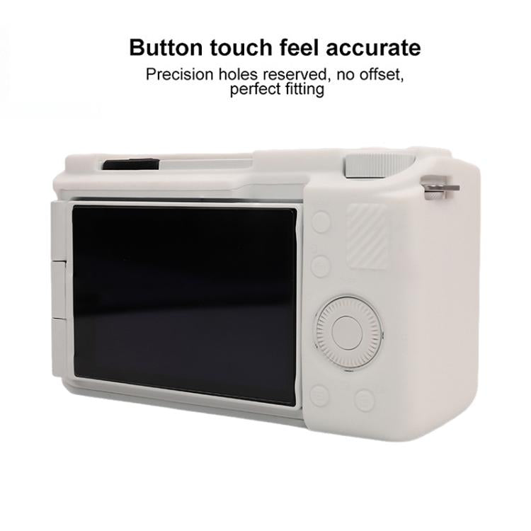Funda protectora de silicona suave y brillante, For Sony ZV-E10 II / ZV-E10M2