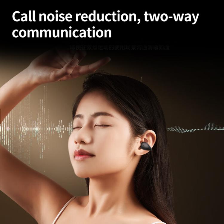 Auriculares inalámbricos Lenovo TC3403 con clip para la oreja, tipo ENC, con Bluetooth 5.3