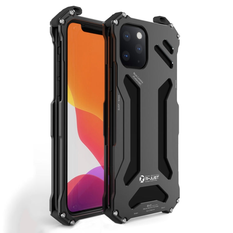 Estuche protector de metal blindado a prueba de golpes R-JUST, For Samsung Galaxy Note 20, For Samsung Galaxy Note 20 Ultra, For iPhone 12 mini, For iPhone 12 / 12 Pro, For iPhone 12 Pro Max