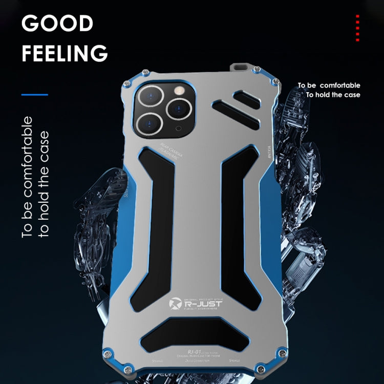 Estuche protector de metal blindado a prueba de golpes R-JUST, For Samsung Galaxy Note 20, For Samsung Galaxy Note 20 Ultra, For iPhone 12 mini, For iPhone 12 / 12 Pro, For iPhone 12 Pro Max