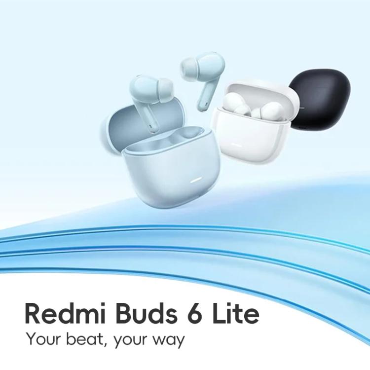 Auriculares inalámbricos Bluetooth con llamadas IA y micrófono dual de Xiaomi Redmi Buds 6 Lite