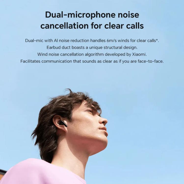 Auriculares inalámbricos Bluetooth con llamadas IA y micrófono dual de Xiaomi Redmi Buds 6 Lite