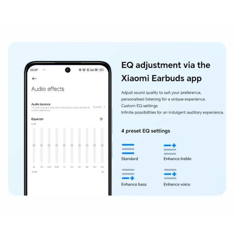 Auriculares inalámbricos Bluetooth con llamadas IA y micrófono dual de Xiaomi Redmi Buds 6 Lite