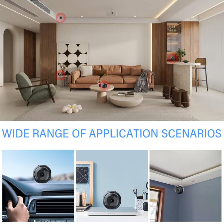 Mini cámara WiFi A13 1080P HD compatible con detección de movimiento