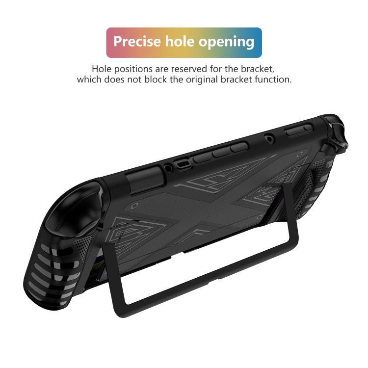 Estuche protector desmontable con patrón en X y soporte, For Nintendo Switch 2