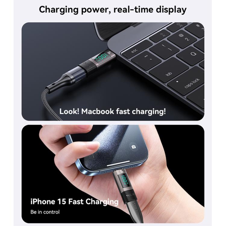 Adaptador de pantalla digital de aleación de aluminio Yesido GS24 de 100 W USB-C/Tipo-C a USB-C/Tipo-C, Type-C to Type-C