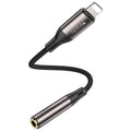 Adaptador de audio de aleación de aluminio de 8 pines a 3,5 mm de Yesido YAU45, YAU45