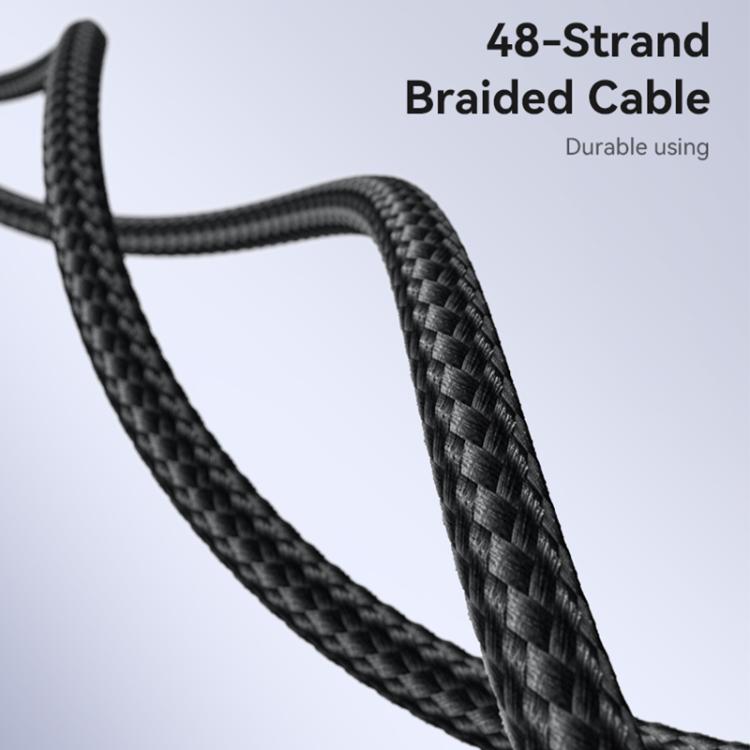 Cable de datos de carga Yesido CA184 PD27W 3A USB-C/Tipo-C a 8 pines, longitud: 2 m, CA184