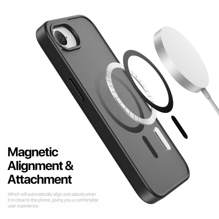 Funda híbrida para teléfono de TPU y PC con MagSafe de la serie Yind de DUX DUCIS, For iPhone 17e / 16e
