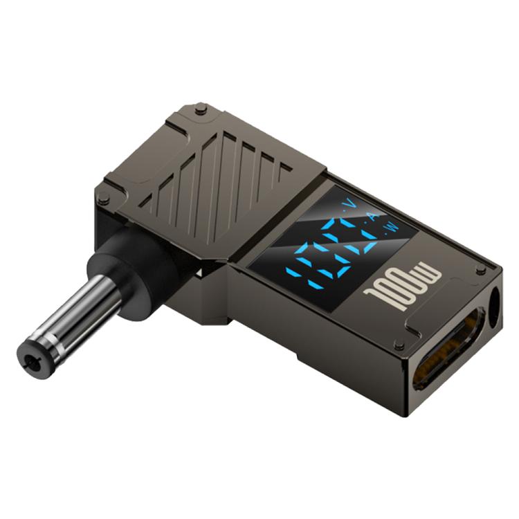 Adaptador de pantalla digital para carga de computadora de 100 W, Type-C to DC4.0x1.7mm, Type-C to DC4.0x1.35mm, Type-C to DC4.0x1.7mm Center Groove, Type-C to DC3.0 x 1.1mm, Type-C to DC5.5x2.1mm, Type-C to DC6.0x0.6mm, Type-C to DC5.5x2.5mm          ...