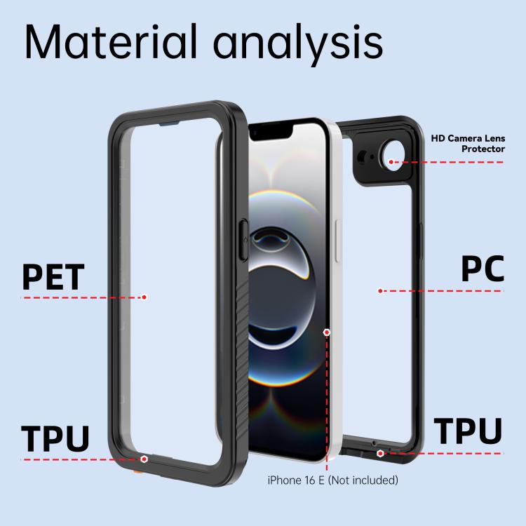 Funda impermeable para teléfono RedPepper, For iPhone 17e / 16e, For iPhone 17 Pro Max, For iPhone 17 Pro, For iPhone 17, For iPhone Air
