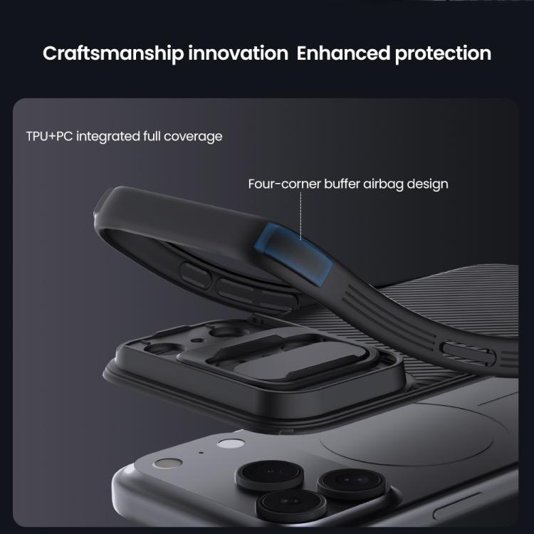 Funda magnética para PC NILLKIN CamShield Pro, For iPhone 17e / 16e, For iPhone 17 Pro Max, For iPhone 17 Pro, For iPhone 17, For iPhone Air