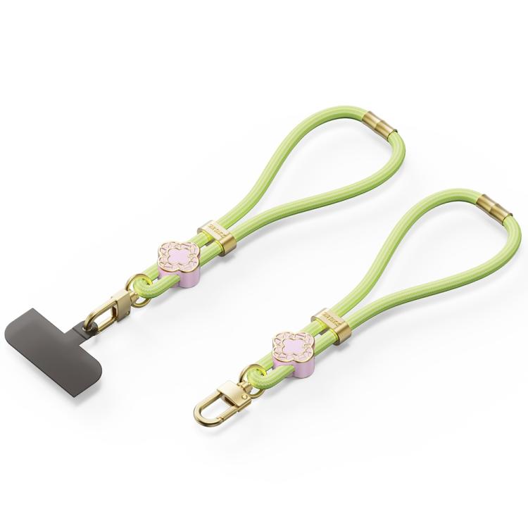 Cordón para teléfono corto ajustable con diseño de begonia de la serie Garden de DUX DUCIS