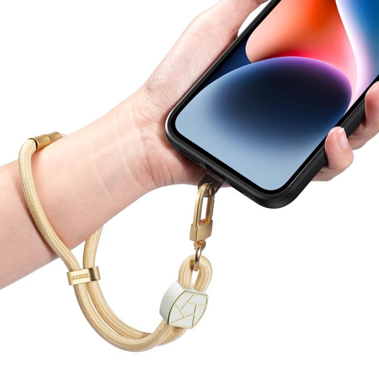 Cordón ajustable para teléfono corto con diseño de hielo roto de la serie Garden de DUX DUCIS
