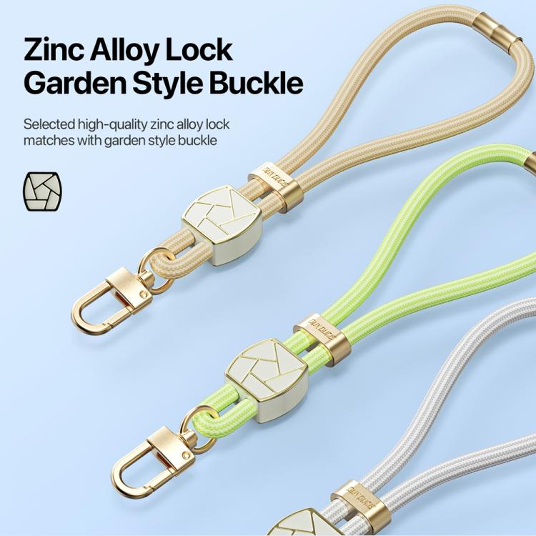 Cordón ajustable para teléfono corto con diseño de hielo roto de la serie Garden de DUX DUCIS