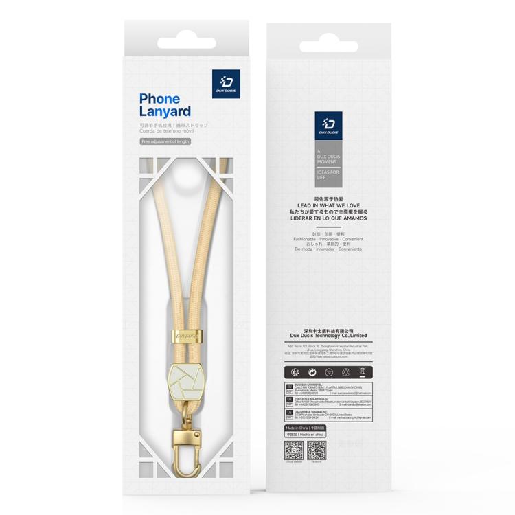 Cordón ajustable para teléfono corto con diseño de hielo roto de la serie Garden de DUX DUCIS