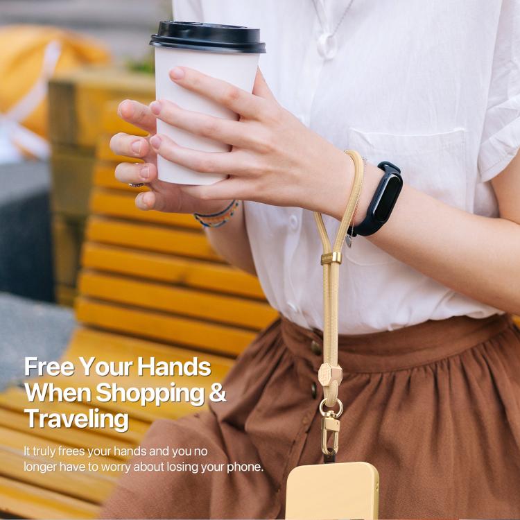 Cordón ajustable para teléfono corto con diseño de esvástica de la serie Garden de DUX DUCIS