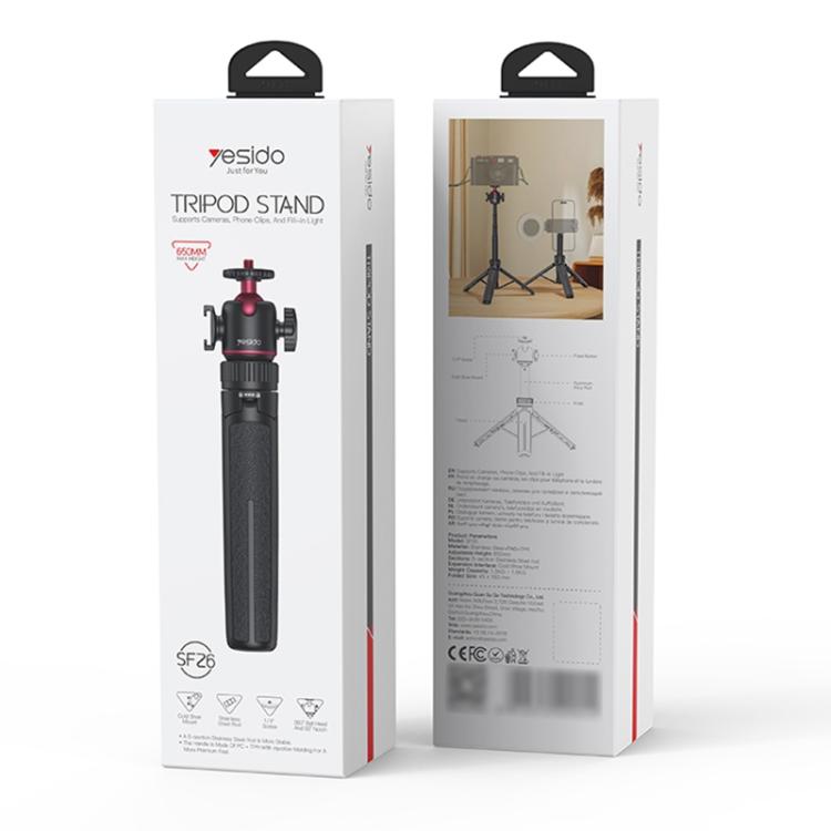 Trípode telescópico con cabezal esférico Yesido SF26