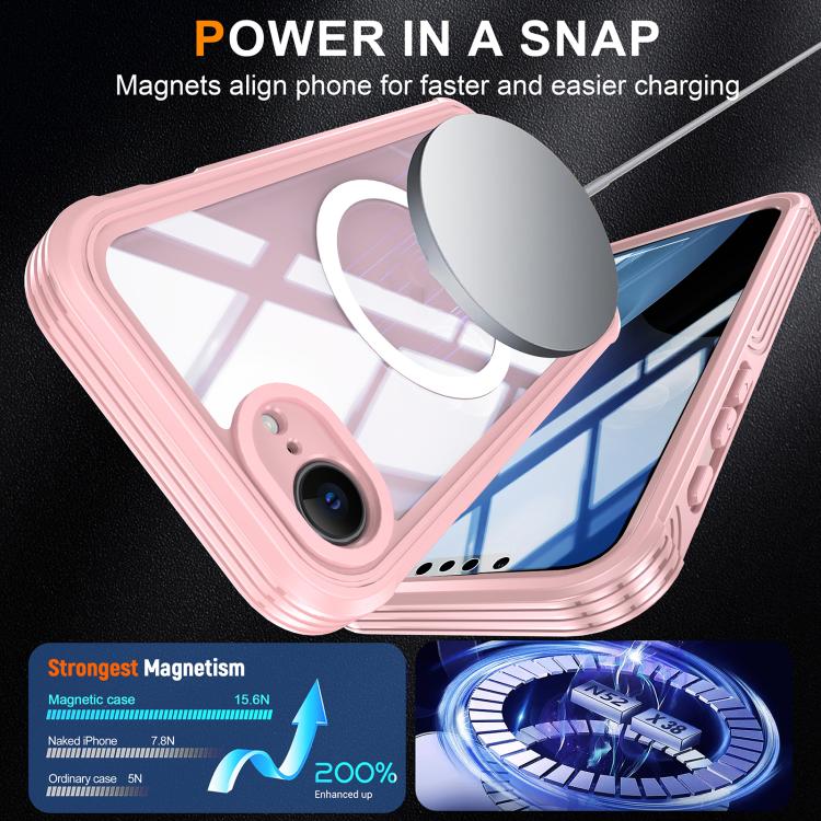 Funda para teléfono MagSafe de vidrio templado RedPepper, For iPhone 17e / 16e