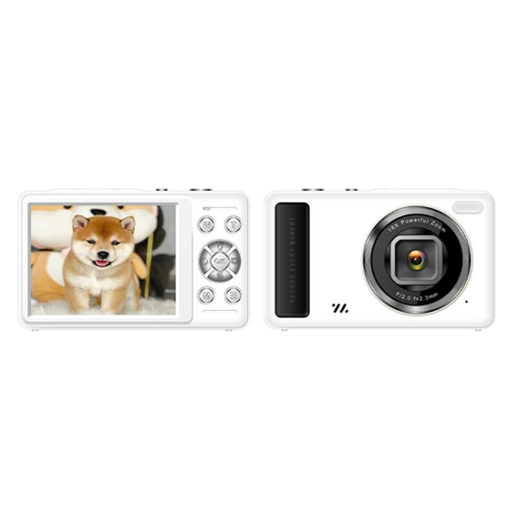 Cámara digital DC15 de 2,4 pulgadas con zoom 18X, vídeo 4K HD y grabación de 64 MP