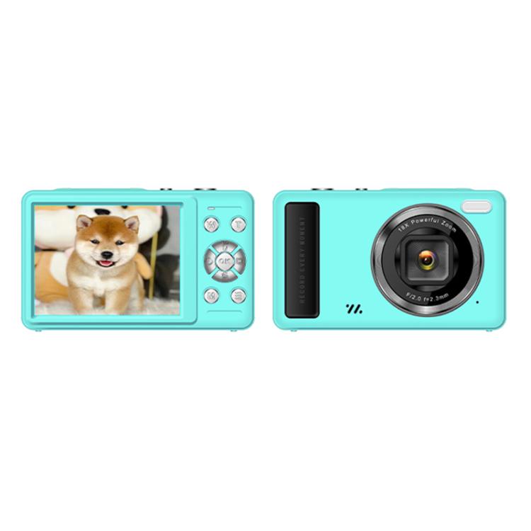 Cámara digital DC15 de 2,4 pulgadas con zoom 18X, vídeo 4K HD y grabación de 64 MP