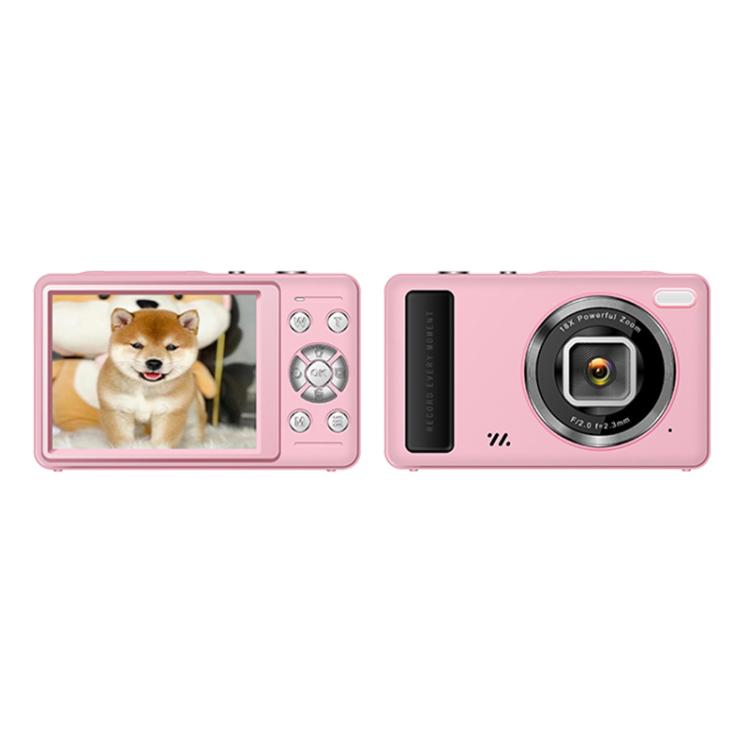 Cámara digital DC15 de 2,4 pulgadas con zoom 18X, vídeo 4K HD y grabación de 64 MP