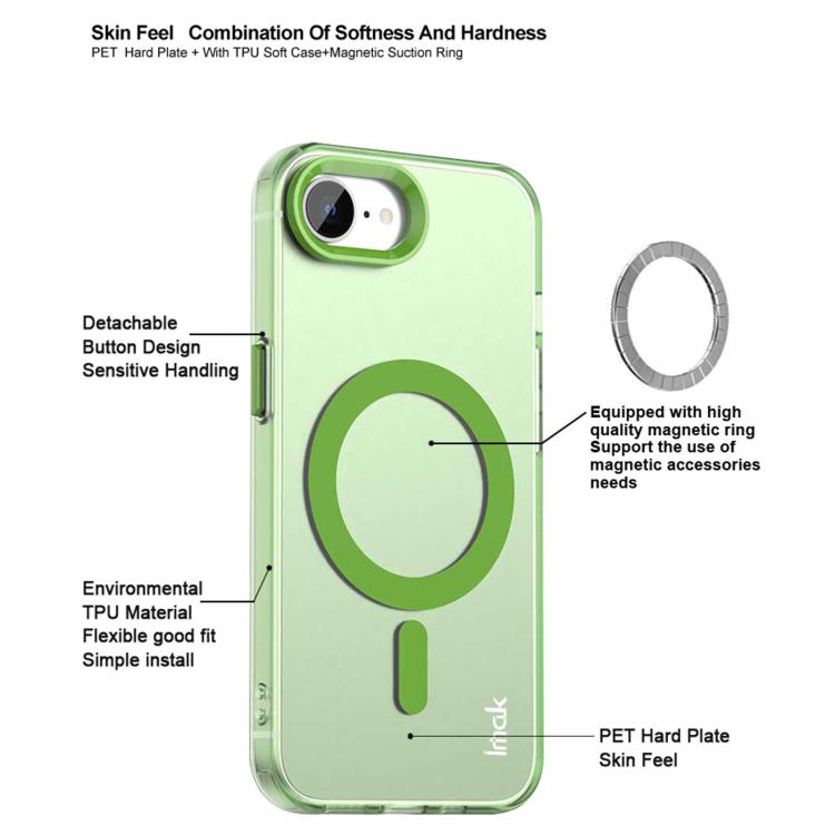 Funda para teléfono IMAK Candy Series a prueba de golpes con MagSafe, For iPhone 16e / 17e, For iPhone 17 Pro Max, For iPhone 17 Pro, For iPhone 17, For iPhone Air, For iPhone 16 Pro Max