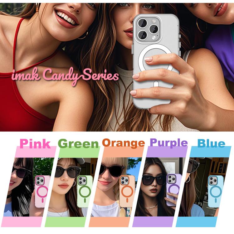 Funda para teléfono IMAK Candy Series a prueba de golpes con MagSafe, For iPhone 16 Pro, For iPhone 16 Plus, For iPhone 16, For iPhone 15 Pro Max, For iPhone 15 Pro, For iPhone 15 Plus