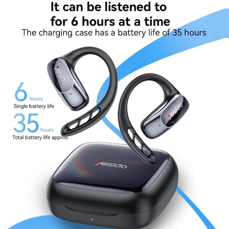 Auriculares Bluetooth Yesido YSP24 con gancho para la oreja abierto OWS, YSP24