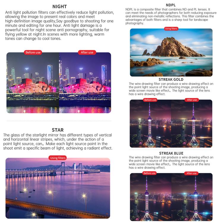 Filtro de lente de cámara para DJI O4 Air Unit Pro / Avata 2 JSR YB Series, MCUV, CPL, ND8, ND16, ND32, ND64, ND256, ND8PL, ND16PL, ND32PL, ND64PL, NIGHT, STAR, MCUV x 2, MCUV x 3, 3 in 1 CPL ND8/16, 4 in 1 ND, 4 in 1 NDPL, 6 in 1 ND8-64 UV CPL        ...