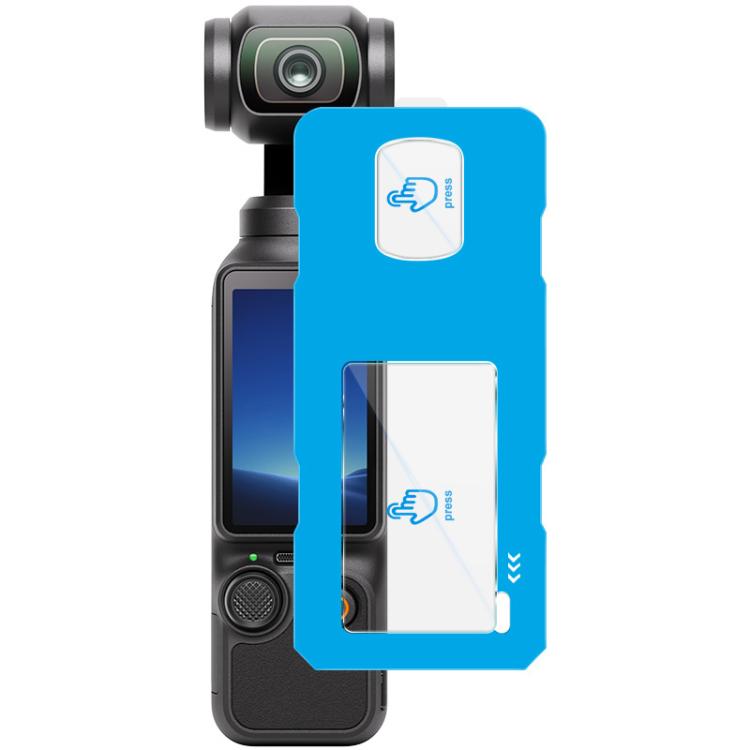 Película de vidrio templado imak con película para lente de cámara, versión autoposicionable, For DJI Osmo Pocket 4, For DJI Osmo Action 6, For DJI Osmo Action 5 Pro, For DJI Osmo Pocket 3, For DJI Osmo Action 4