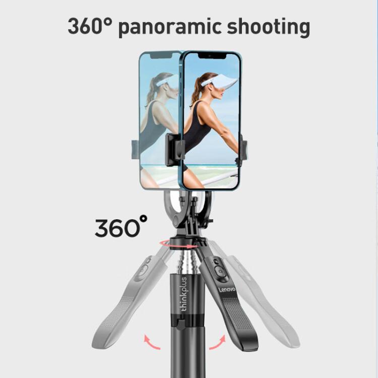 Palo selfie Bluetooth Lenovo Thinkplus H18L Premium de aleación de aluminio, 1,8 m