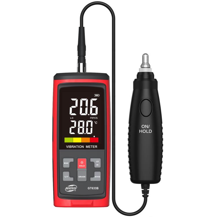 Probador de vibraciones de motor portátil BENETECH GT633B, GT633B